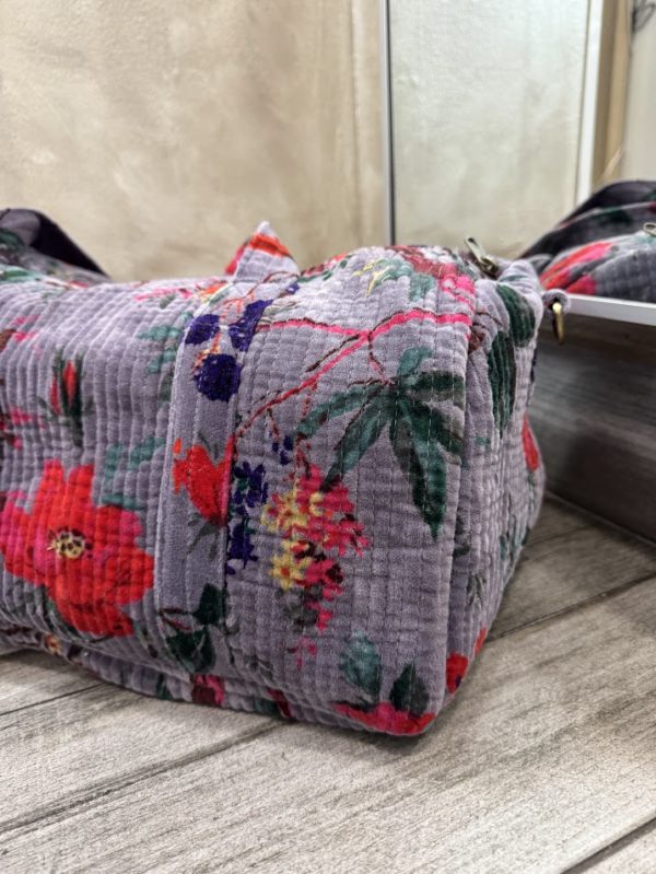 Bolsa de viaje terciopelo estampada - Imagen 2