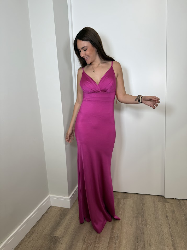 Vestido Gloria fucsia