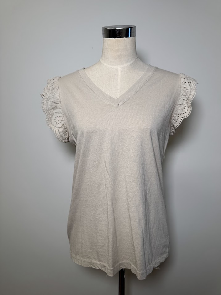 Camiseta candela beige