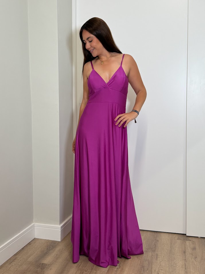 Vestido Emma buganvilla