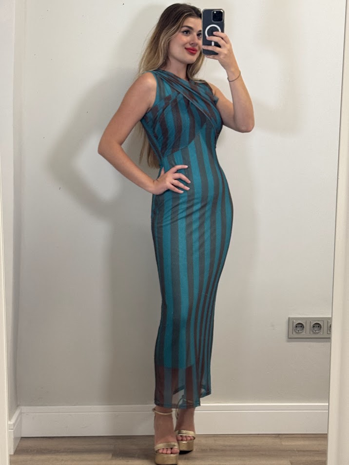 Vestido Capri turquesa