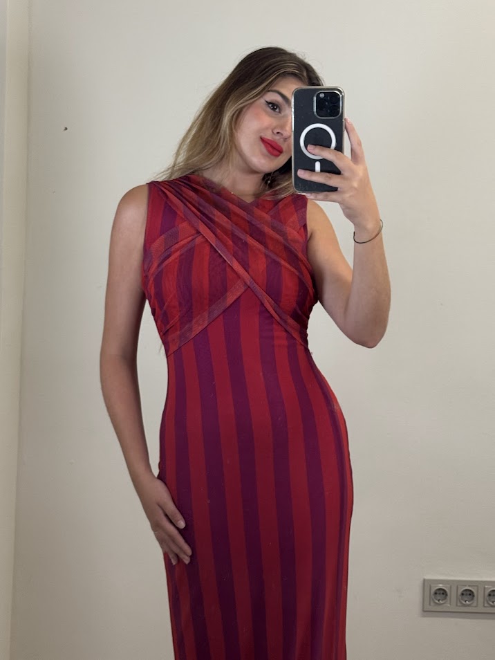 Vestido Capri rojo