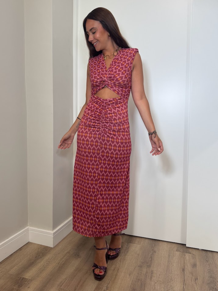 Vestido Nidia rosa