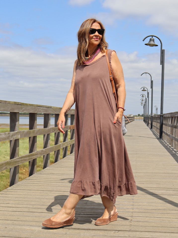 Vestido Moana marrón