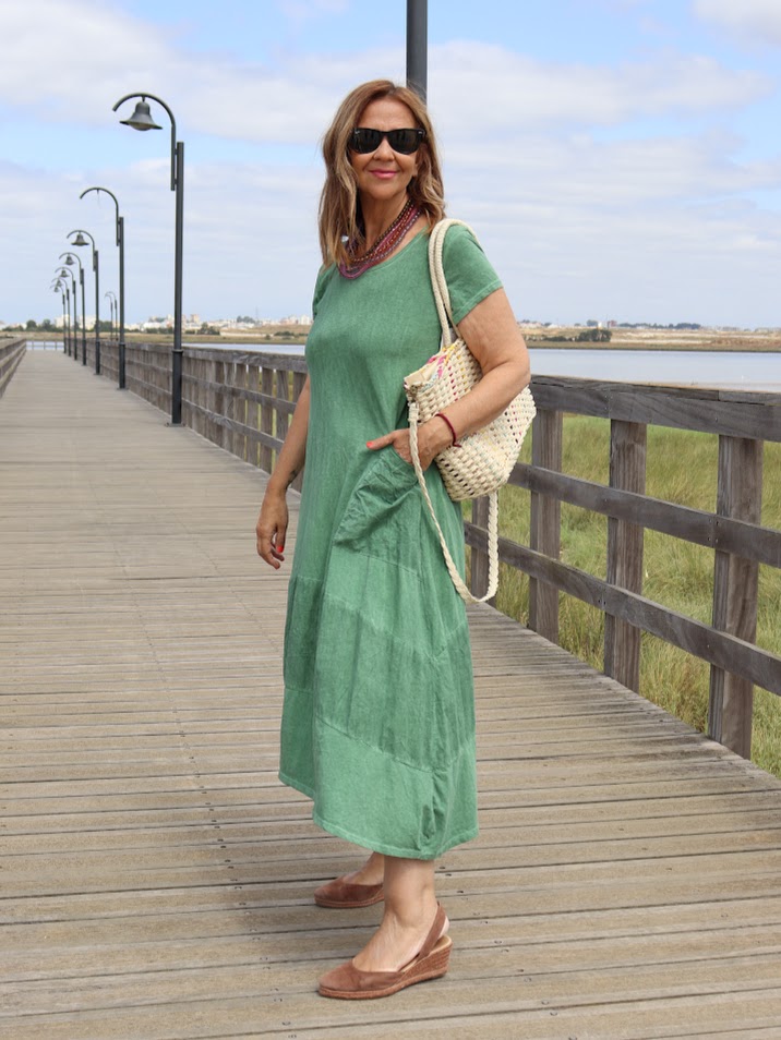 Vestido Vaiana verde