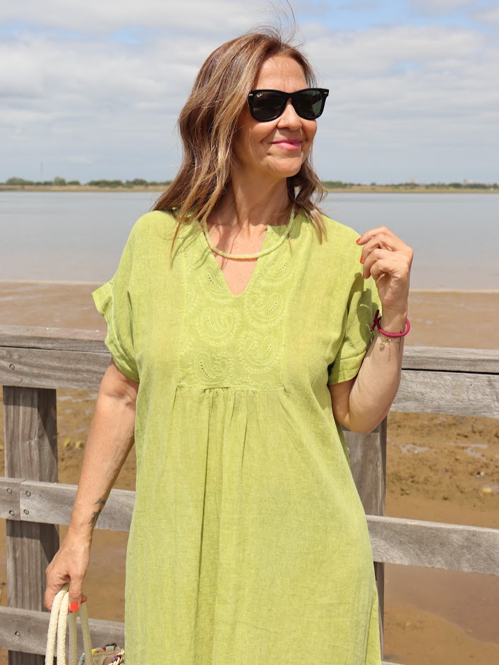 Vestido Alba lima