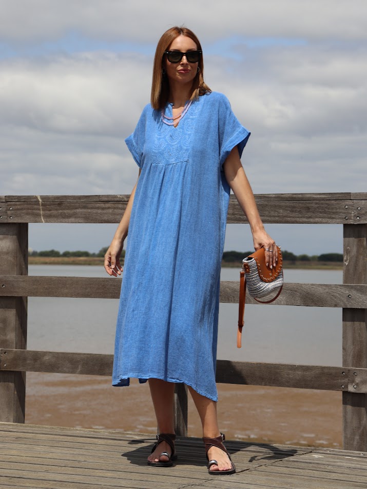 Vestido Alba azul