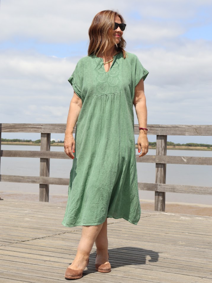 Vestido Alba verde