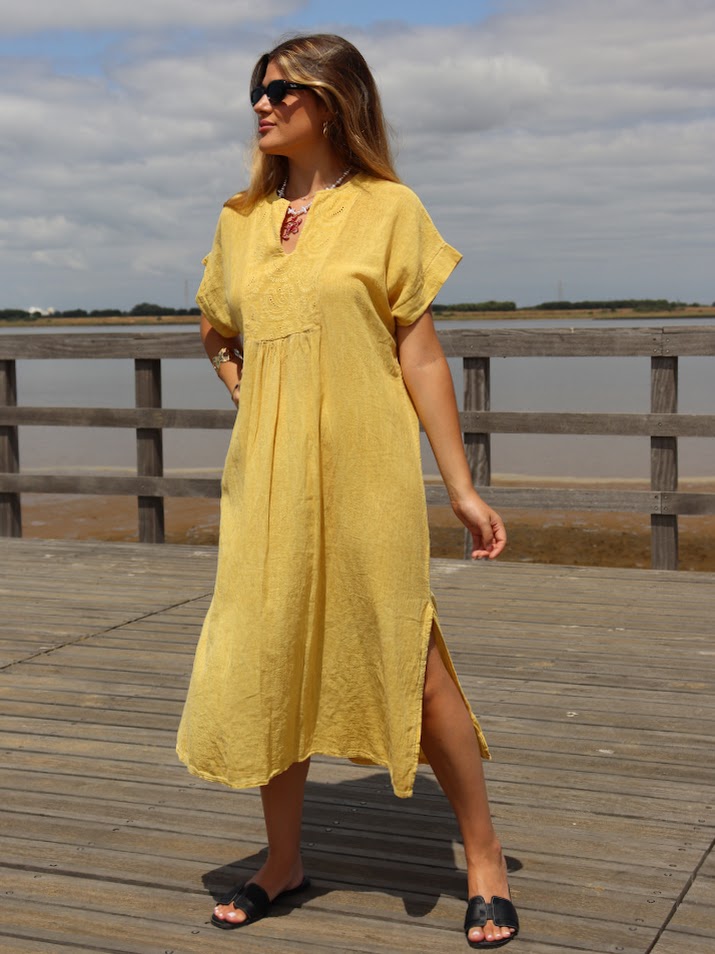 Vestido Alba amarillo