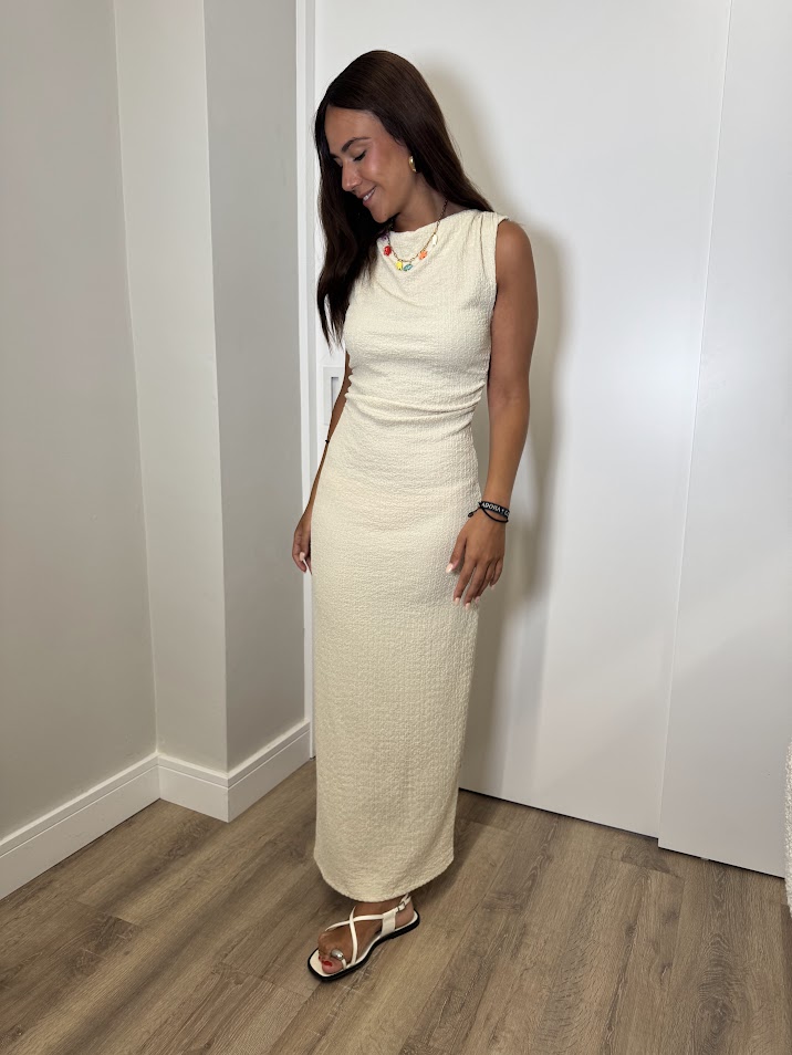 Vestido Paola beige