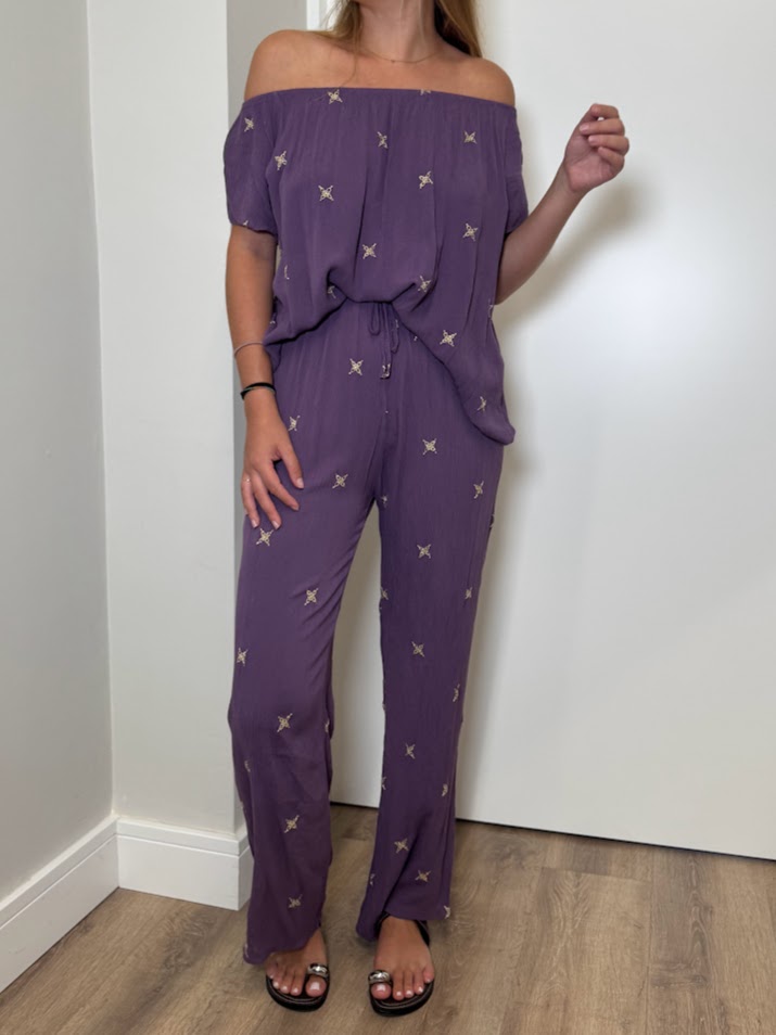 Conjunto Nereda morado