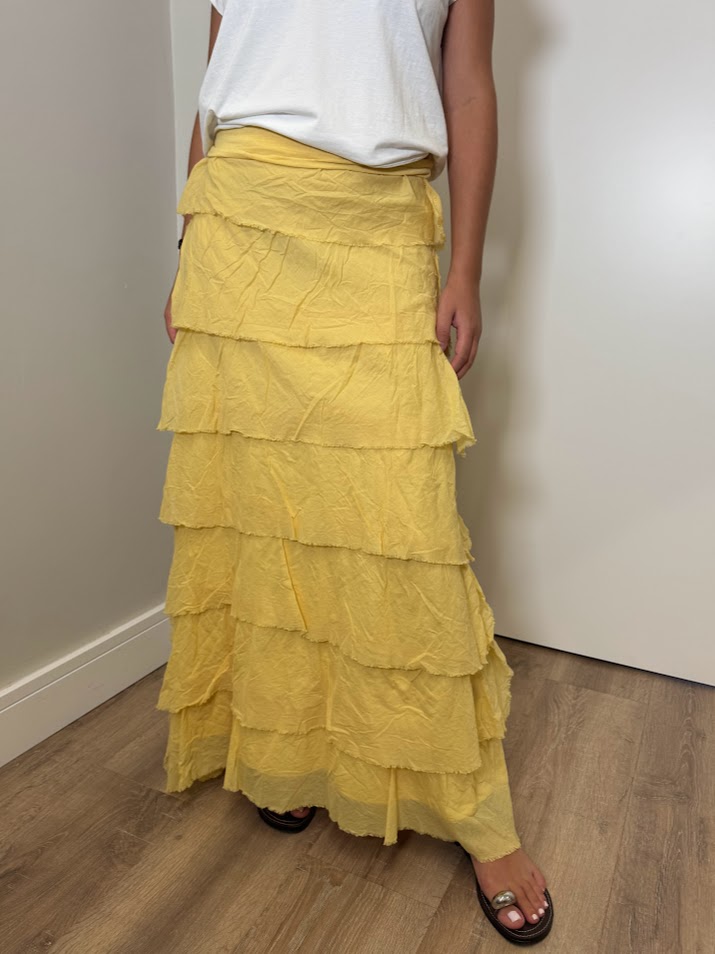 Falda Monique amarilla