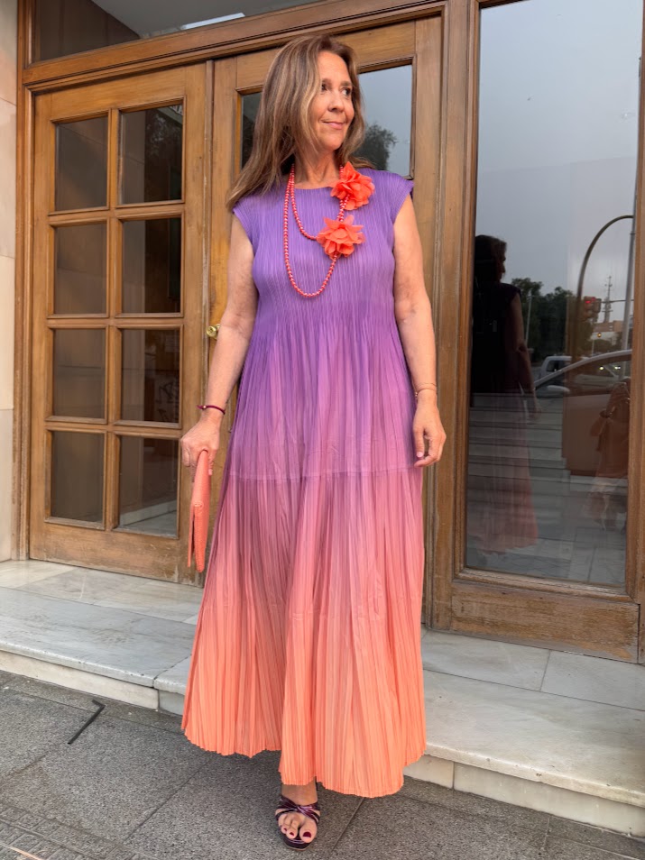 Vestido Rio morado