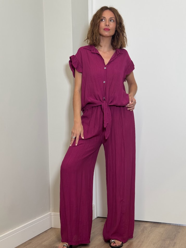 Conjunto bambula buganvilla