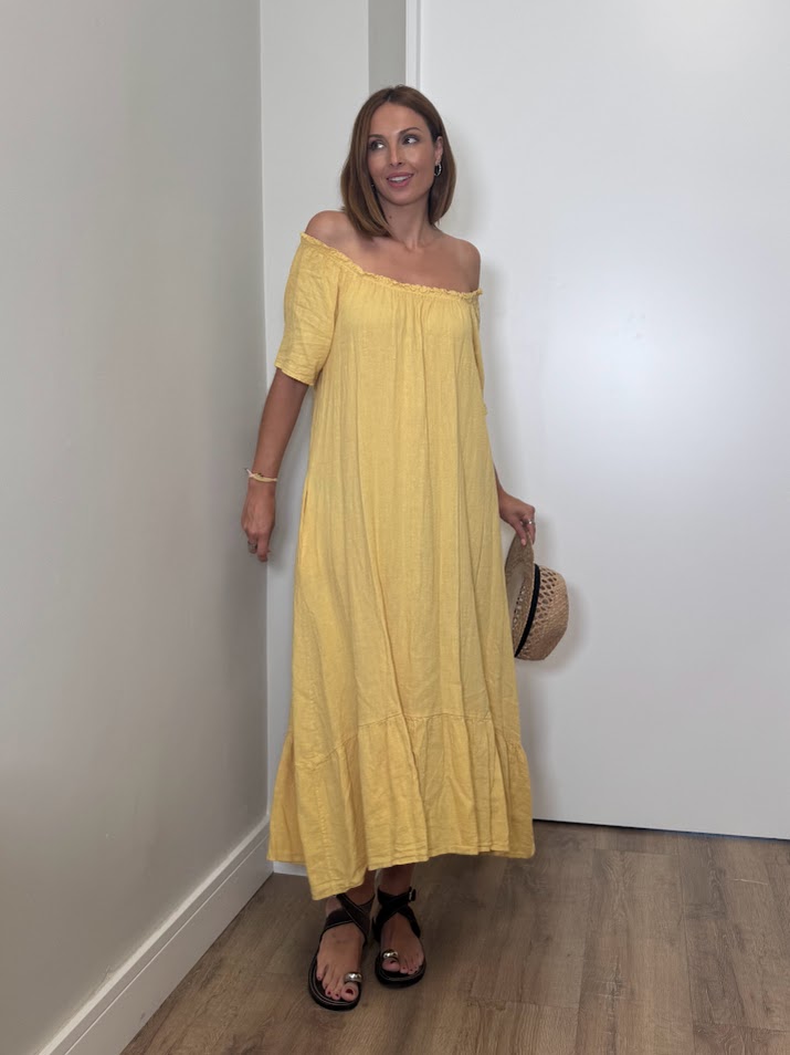 Vestido Zania amarillo