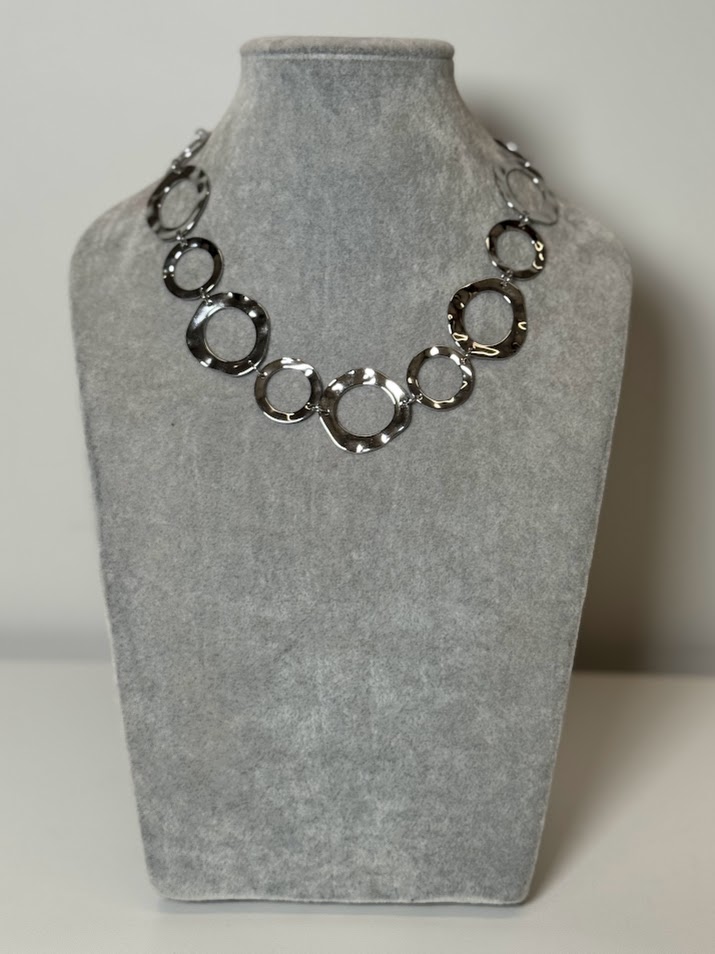 Collar aros plata