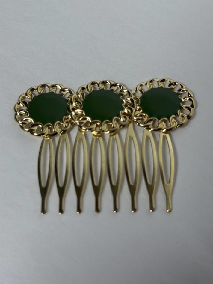 Peinecillo círculos verde