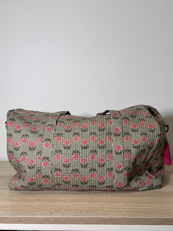 Bolsa de viaje verde