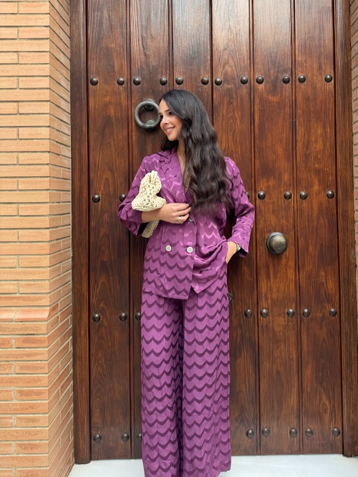 Conjunto Celia morado