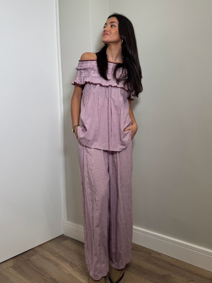 Pantalón Inés Burdeos