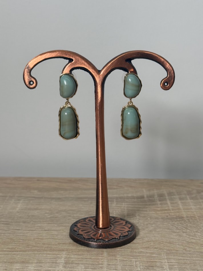 Pendientes turquesa