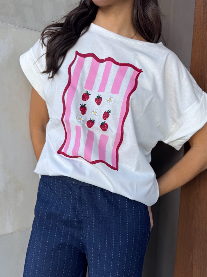 Camiseta fresas