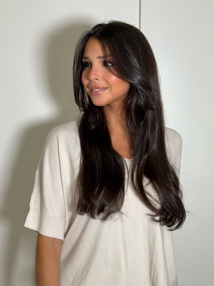 Jersey punto fino Beige