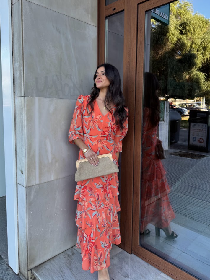 Vestido Esperanza naranja