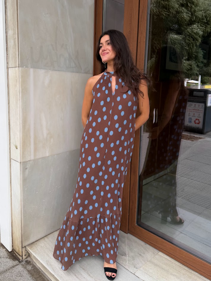 Vestido Casandra marrón