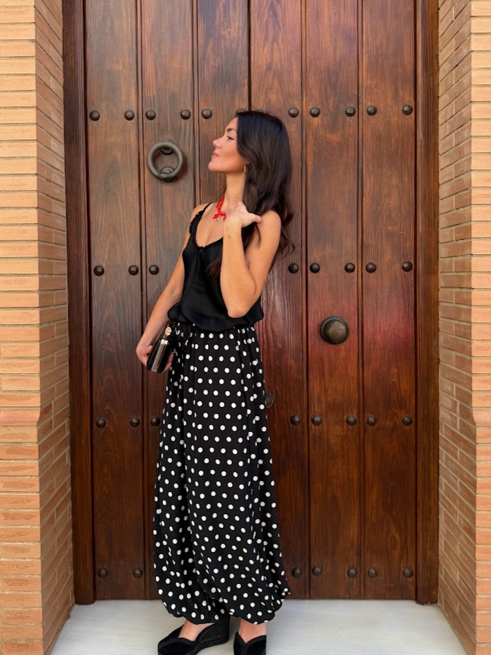 Pantalón Bombacho lunares