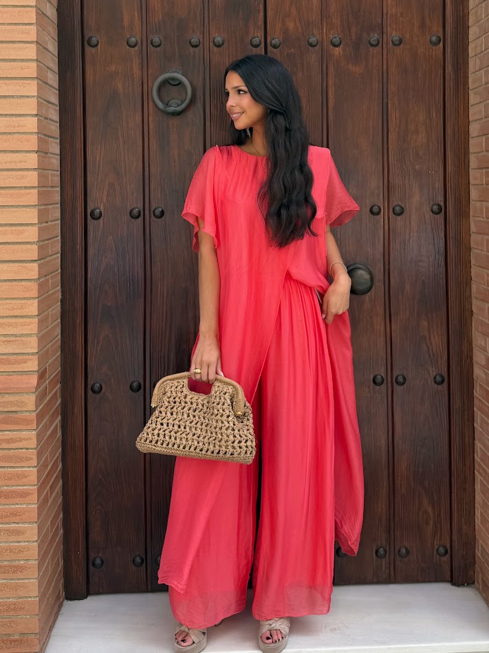 Conjunto Kenia coral