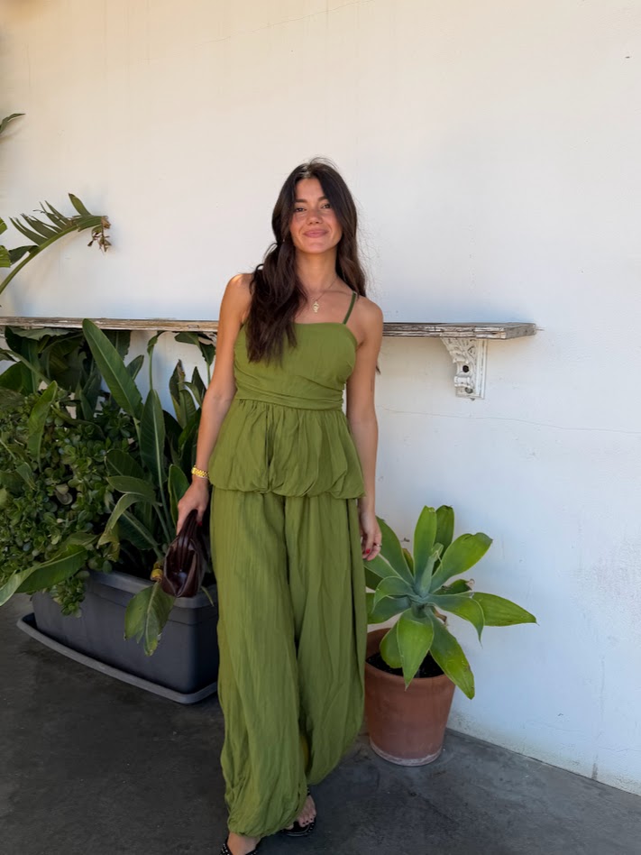 Conjunto Olivia verde