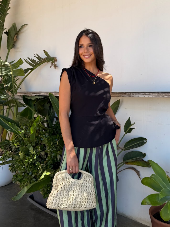 Top Salma negro