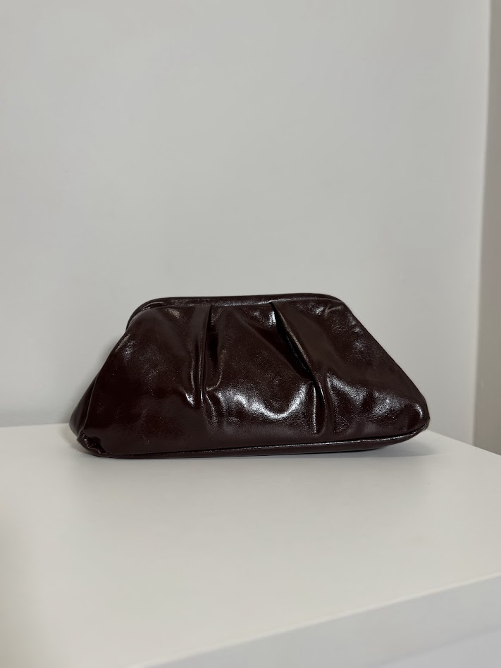 Cartera Ámbar marrón chocolate