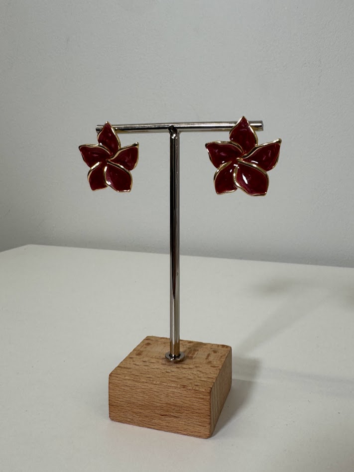 Pendientes flor caldera