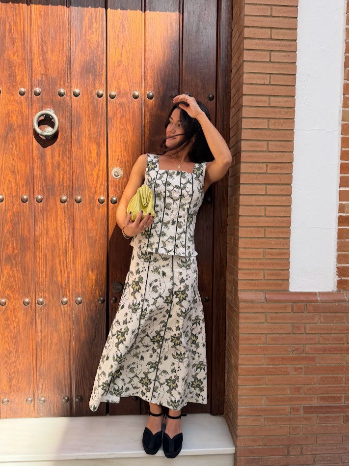 Conjunto Pétalo verde