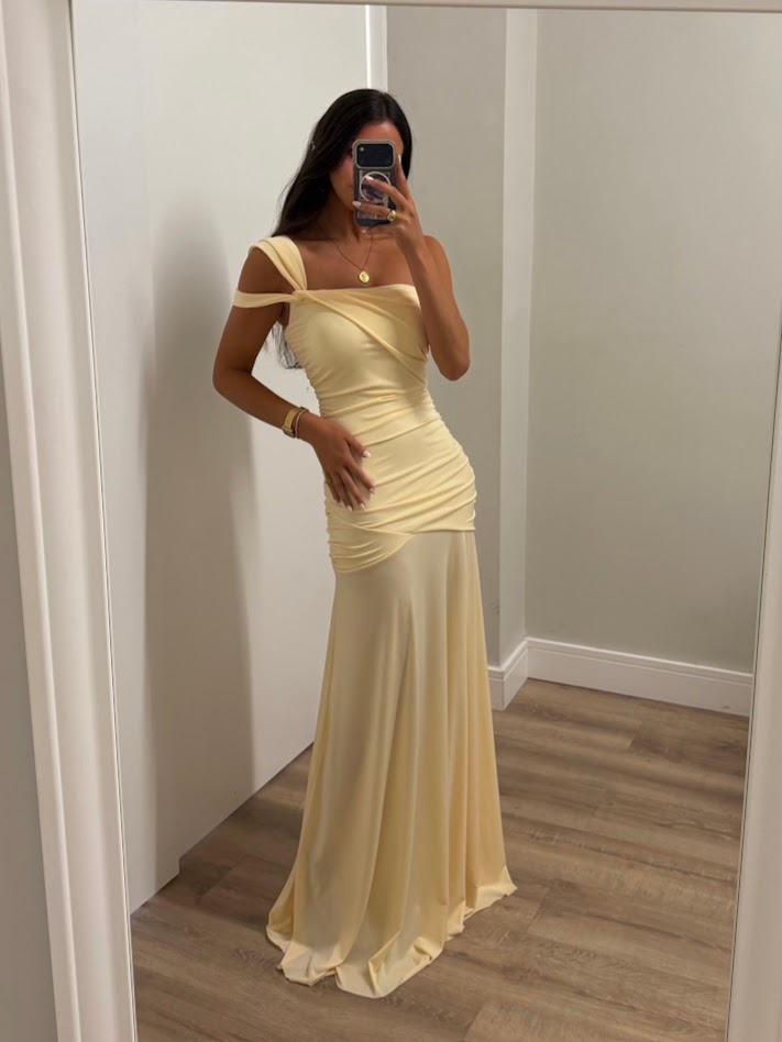Vestido Aura amarillo