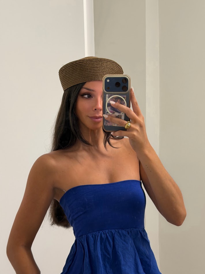 Casquete rafia