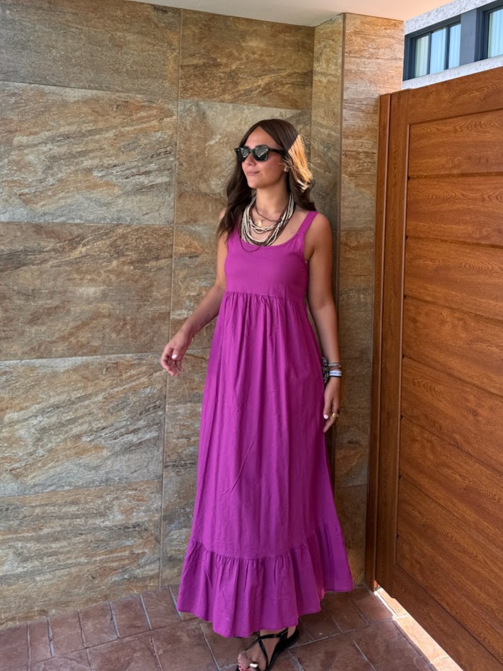 Vestido Malibu fucsia