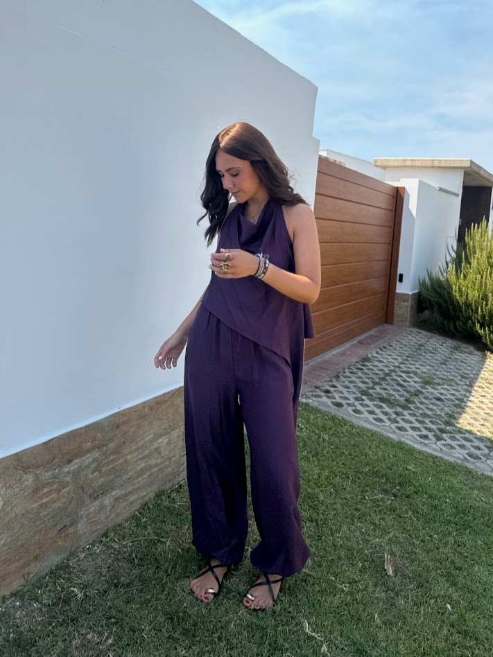 Conjunto Jimena morado