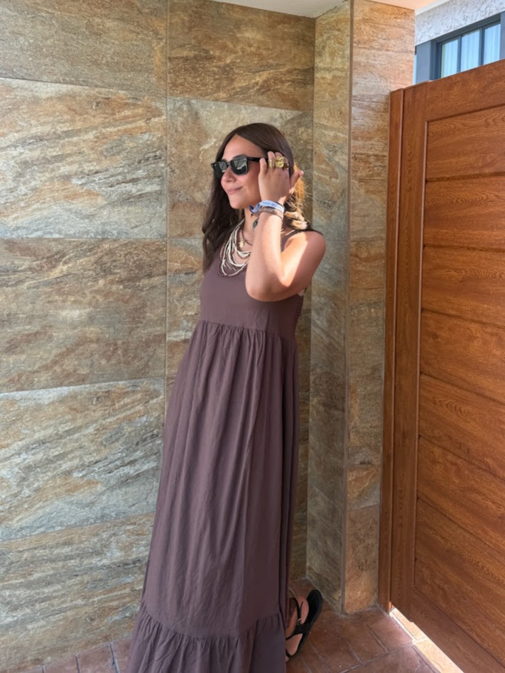 Vestido Malibu marrón
