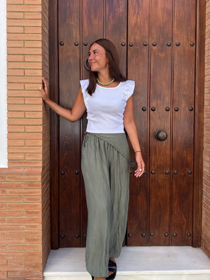 Pantalón Cira verde
