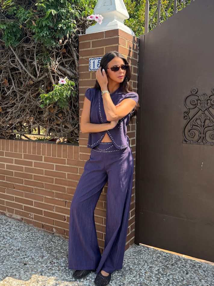 Conjunto Star morado