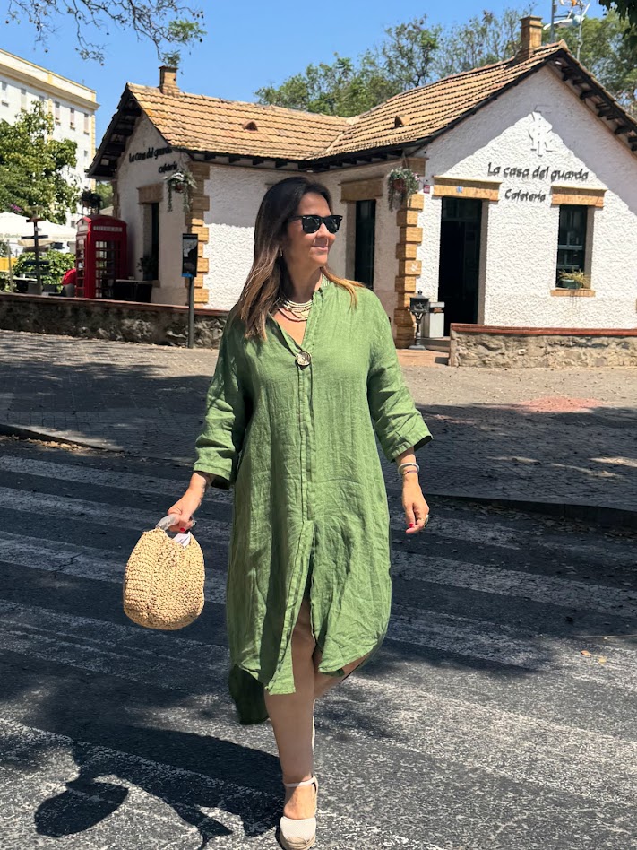 Vestido Lilium verde