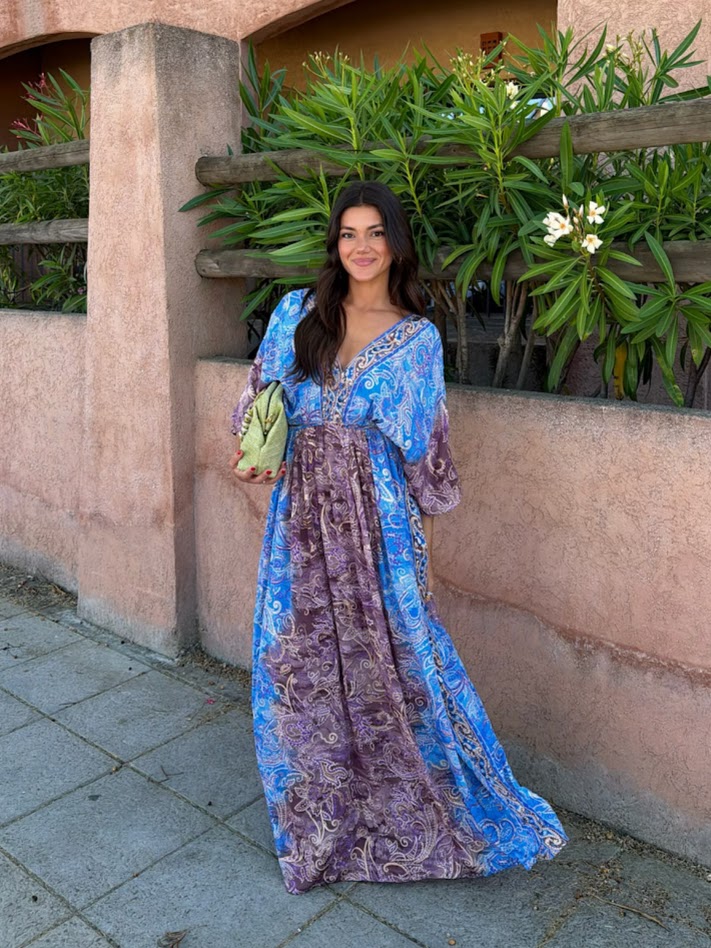 Vestido Dina mangas