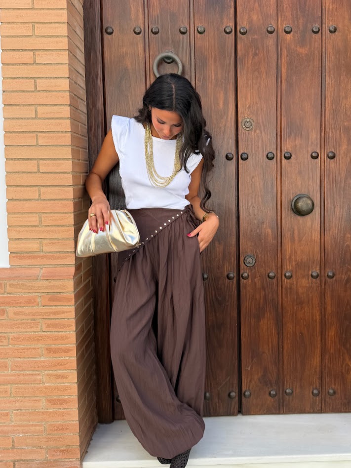 Pantalón Ariana marrón