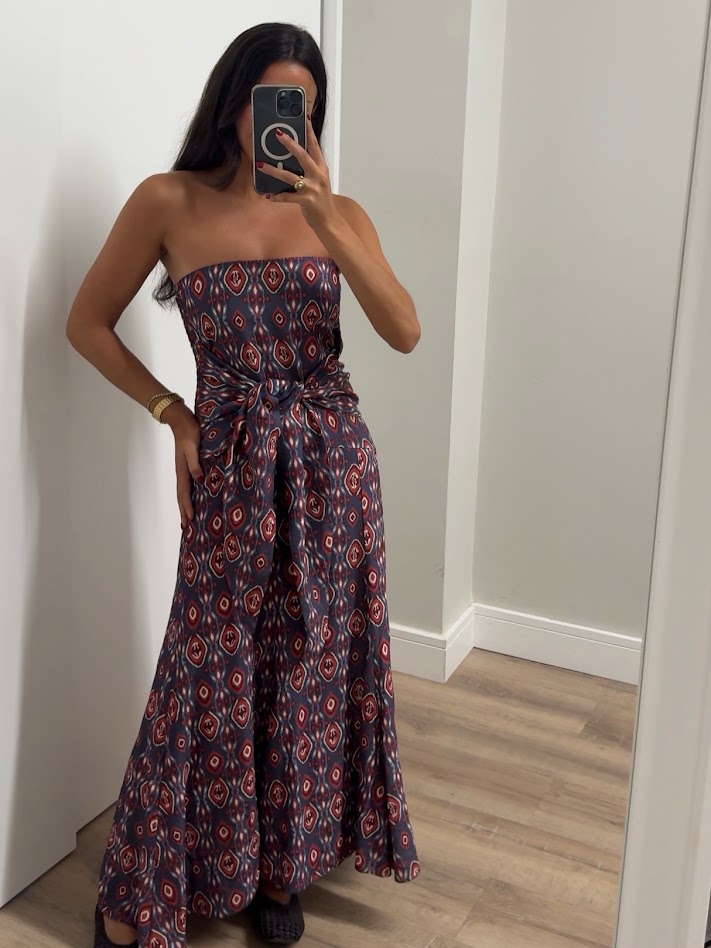 Vestido Clau gris oscuro