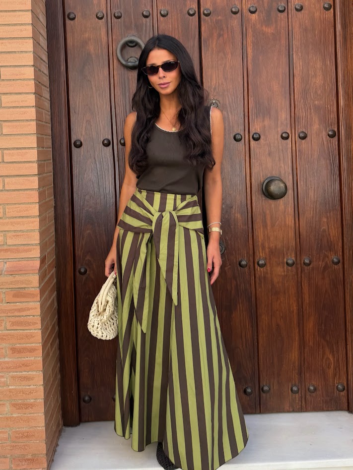 Falda Gia verde