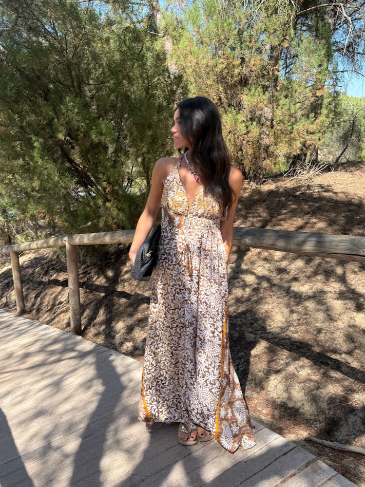 Vestido Santorini beige