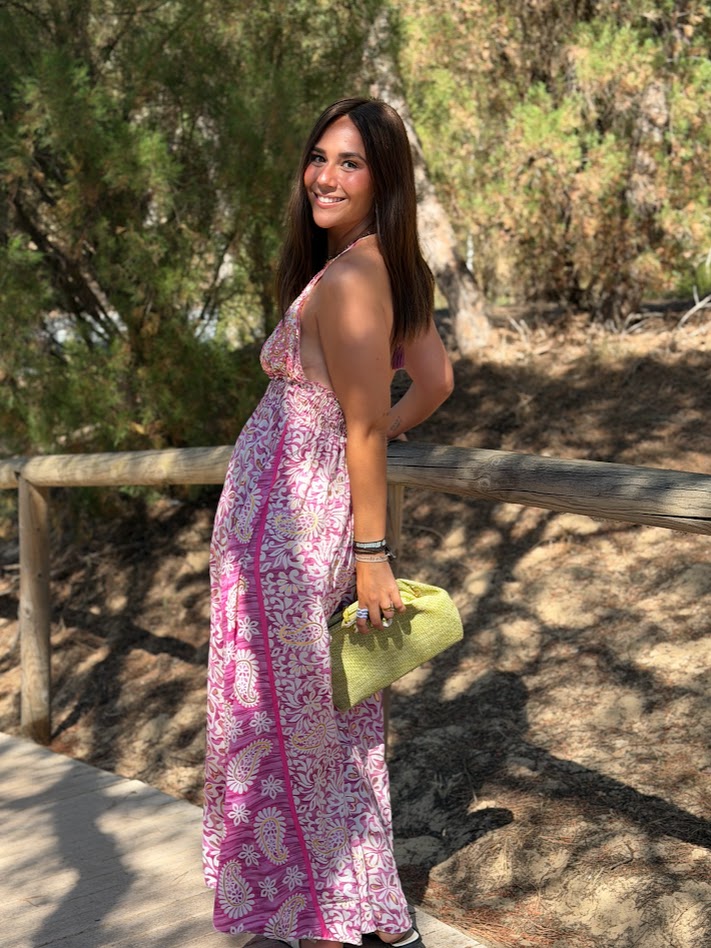 Vestido Santorini rosa